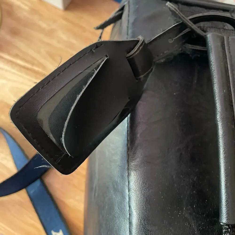 Vintage Ambico Leather Camcorder Camera Shoulder Bag Sony Strap